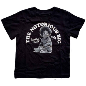 Biggie Smalls - Baby Toddler  T-Shirt Bl i gruppen MERCHANDISE / Merch / Hip Hop-Rap hos Bengans Skivbutik AB (5548646r)