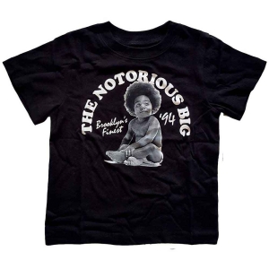 Biggie Smalls - Baby Toddler T-Shirt Bl i gruppen MERCHANDISE / Merch / Hip Hop-Rap hos Bengans Skivbutik AB (5548646r)