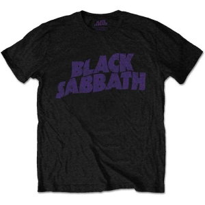 Black Sabbath - Wavy Logo Boys Bl T-Shirt i gruppen MERCHANDISE / Merch / Hårdrock hos Bengans Skivbutik AB (5548667r)