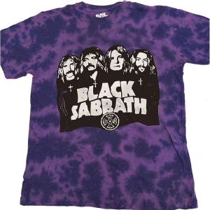 Black Sabbath - Band & Logo Boys T-Shirt Purp Dip-Dye i gruppen MERCHANDISE / Merch / Hårdrock hos Bengans Skivbutik AB (5548670r)