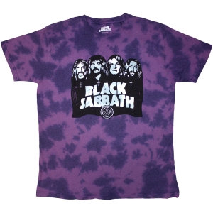 Black Sabbath - Band & Logo Boys T-Shirt Purp Dip-Dye i gruppen MERCHANDISE / Merch / Hårdrock hos Bengans Skivbutik AB (5548670r)