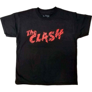 The Clash - Logo Boys T-Shirt Bl i gruppen MERCHANDISE / Merch / Punk hos Bengans Skivbutik AB (5548675r)