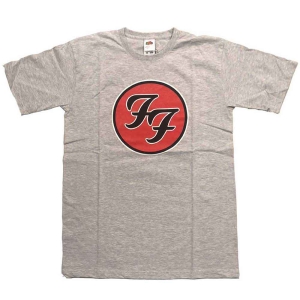 Foo Fighters - Ff Logo Boys T-Shirt Heather  i gruppen MERCHANDISE / Merch / Pop-Rock hos Bengans Skivbutik AB (5548688r)