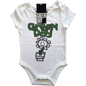 Green Day - Flower Pot Toddler Wht Babygrow i gruppen MERCHANDISE / Merch / Punk hos Bengans Skivbutik AB (5548692r)