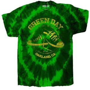 Green Day - All Stars Boys T-Shirt Green Dip-Dye i gruppen MERCHANDISE / Merch / Punk hos Bengans Skivbutik AB (5548698r)