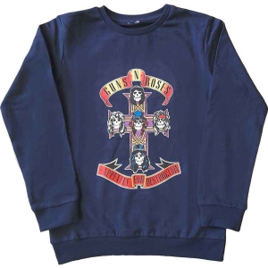 Guns N Roses - Appetite For Destruction Boys Blue Sweat i gruppen MERCHANDISE / Merch / Hårdrock hos Bengans Skivbutik AB (5548704r)