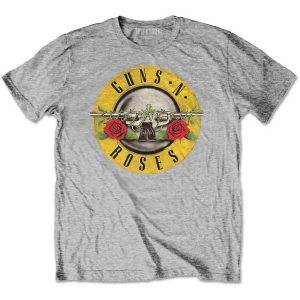 Guns N Roses - Classic Logo Boys T-Shirt Heather i gruppen MERCHANDISE / Merch / Hårdrock hos Bengans Skivbutik AB (5548708r)