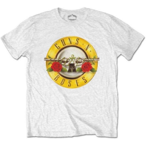 Guns N Roses - Packaged Classic Logo Boys T-Shirt Wht i gruppen MERCHANDISE / Merch / Hårdrock hos Bengans Skivbutik AB (5548720r)