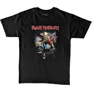 Iron Maiden - Trooper Boys T-Shirt Bl i gruppen MERCHANDISE / Merch / Hårdrock hos Bengans Skivbutik AB (5548726r)