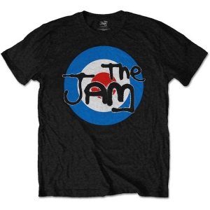 The Jam - Spray Target Logo Boys T-Shirt Bl i gruppen MERCHANDISE / Merch / Pop-Rock hos Bengans Skivbutik AB (5548731r)