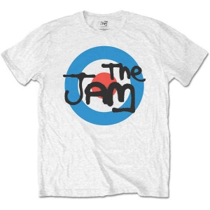 The Jam - Spray Target Logo Boys T-Shirt Wht i gruppen MERCHANDISE / Merch / Pop-Rock hos Bengans Skivbutik AB (5548732r)