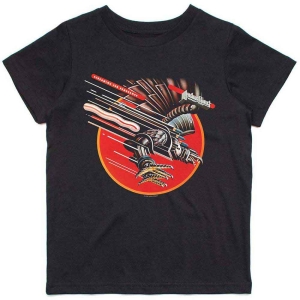 Judas Priest - Screaming For Vengeance Boys T-Shirt Bl i gruppen MERCHANDISE / Merch / Hårdrock hos Bengans Skivbutik AB (5548741r)