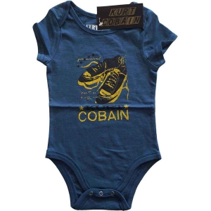 Kurt Cobain - Laces Toddler Navy Babygrow i gruppen MERCHANDISE / Merch / Pop-Rock hos Bengans Skivbutik AB (5548742r)