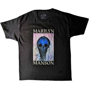 Marilyn Manson - Halloween Painted Hw Boys T-Shirt Bl i gruppen MERCHANDISE / Merch / Hårdrock hos Bengans Skivbutik AB (5548759r)