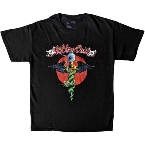 Motley Crue - Feelgood Red Circle Boys T-Shirt Bl i gruppen MERCHANDISE / Merch / Hårdrock hos Bengans Skivbutik AB (5548763r)