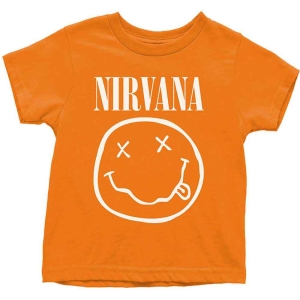 Nirvana - Happy Face Toddler Orange i gruppen MERCHANDISE / Merch / Pop-Rock hos Bengans Skivbutik AB (5548770r)