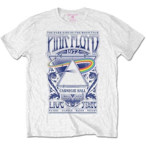 Pink Floyd - Carnegie Hall Boyst-Shirt  Wht i gruppen MERCHANDISE / Merch / Pop-Rock hos Bengans Skivbutik AB (5548793r)