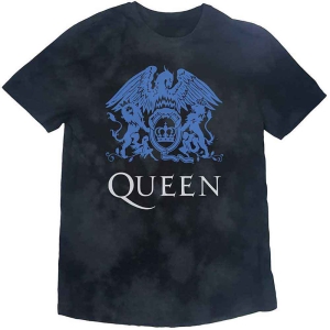 Queen - Blue Crest Boys T-Shirt Bl Dip-Dye i gruppen MERCHANDISE / Merch / Pop-Rock hos Bengans Skivbutik AB (5548811r)