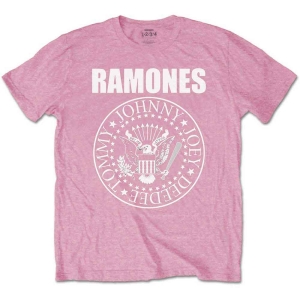 Ramones - Presidential Seal Boys T-Shirt Pink i gruppen MERCHANDISE / Merch / Punk hos Bengans Skivbutik AB (5548816r)