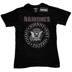 Ramones - Presidential Seal Emb Boys T-Shirt Bl i gruppen MERCHANDISE / Merch / Punk hos Bengans Skivbutik AB (5548817r)