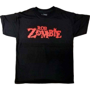 Rob Zombie - Logo Boys T-Shirt Bl i gruppen MERCHANDISE / Merch / Hårdrock hos Bengans Skivbutik AB (5548839r)