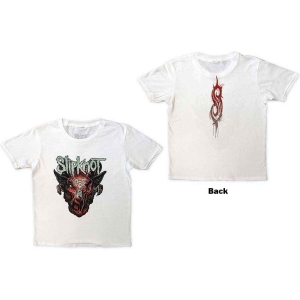 Slipknot - Infected Goat Boys T-Shirt Wht i gruppen MERCHANDISE / Merch / Hårdrock hos Bengans Skivbutik AB (5548845r)
