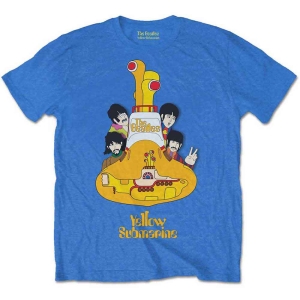 The Beatles - Yellowsub  Sub Boys T-Shirt Blue i gruppen MERCHANDISE / Merch / Pop-Rock hos Bengans Skivbutik AB (5548872r)