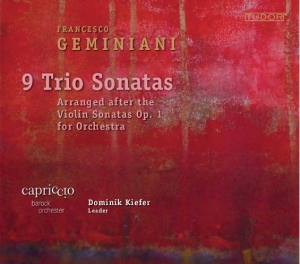 Capriccio Barockorchester - Geminiani: 9 Trio Sonatas i gruppen VI TIPSAR / Fredagsreleaser / Fredag den 7:e Juni 2024 hos Bengans Skivbutik AB (5549608)