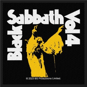 Black Sabbath - Standard Printed Patch: Vol 4 i gruppen MERCHANDISE / Merch / Hårdrock hos Bengans Skivbutik AB (5550011)