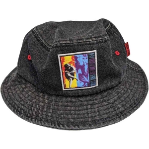 Guns N Roses - Use Your Illusion Denim Bucket Hat i gruppen MERCHANDISE / Merch / Hårdrock hos Bengans Skivbutik AB (5550276r)