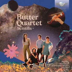 Butter Quartet - Scintilla - Early Italian String Qu i gruppen VI TIPSAR / Fredagsreleaser / Fredag den 5:e Juli 2024 hos Bengans Skivbutik AB (5550337)