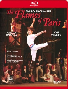 The Bolshoi Ballet - The Flames Of Paris i gruppen MUSIK / Musik Blu-Ray / Klassiskt hos Bengans Skivbutik AB (5550707)