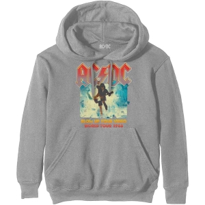 Ac/Dc - Blow Up Your Video Uni Grey Hoodie i gruppen MERCHANDISE / Hoodies / Hårdrock hos Bengans Skivbutik AB (5550915r)