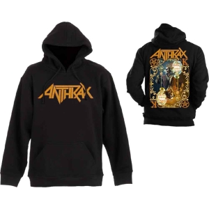 Anthrax - Evil Twin Uni Bl Hoodie i gruppen MERCHANDISE / Hoodies / Hårdrock hos Bengans Skivbutik AB (5551295r)