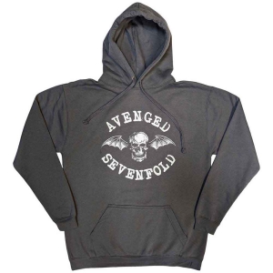 Avenged Sevenfold - Logo Uni Char Hoodie i gruppen MERCHANDISE / Hoodies / Hårdrock hos Bengans Skivbutik AB (5551300r)