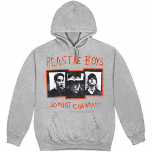Beastie Boys - So What Cha Want Uni Grey Hoodie i gruppen ÖVRIGT / Övrigt / aub hos Bengans Skivbutik AB (5552065r)