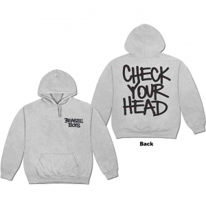 Beastie Boys - Check Your Head Uni Grey Hoodie i gruppen ÖVRIGT / Övrigt / aub hos Bengans Skivbutik AB (5552067r)