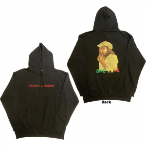 Bob Marley - Wailers One Love Portrait Uni Bl Hoodie i gruppen ÖVRIGT / Övrigt / aub hos Bengans Skivbutik AB (5552094r)