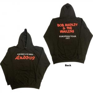 Bob Marley - Exodus Wailers Eur Tour 77 Bl Hoodie i gruppen ÖVRIGT / Övrigt / aub hos Bengans Skivbutik AB (5552096r)