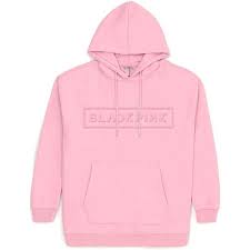 Blackpink - Logo Uni Lht Pink Hoodie  i gruppen MERCHANDISE / Hoodies / K-Pop hos Bengans Skivbutik AB (5552123r)