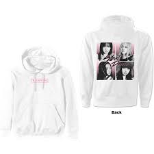 Blackpink - Shut Down Photo Grid Uni Wht Hoodie  i gruppen MERCHANDISE / Hoodies / K-Pop hos Bengans Skivbutik AB (5552124r)