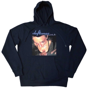 Deftones - Around The Fur Uni Navy Hoodie i gruppen MERCHANDISE / Hoodies / Hårdrock hos Bengans Skivbutik AB (5552151r)