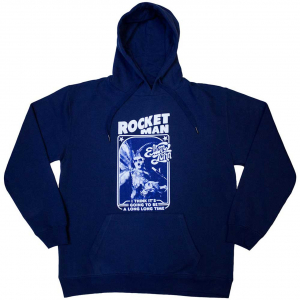 Elton John - Rocketman - Feather Suit Blue Hoodie i gruppen ÖVRIGT / Övrigt / aub hos Bengans Skivbutik AB (5552171r)