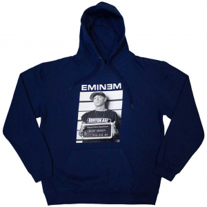 Eminem - Arrest Uni Blue Hoodie i gruppen ÖVRIGT / Övrigt / aub hos Bengans Skivbutik AB (5552172r)