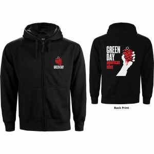Green Day - American Idiot Lady Bl Zip Hoodie i gruppen ÖVRIGT / Övrigt / aub hos Bengans Skivbutik AB (5552564r)