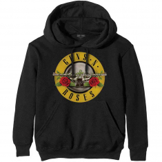 Guns N Roses - Classic Logo Uni Bl Hoodie i gruppen ÖVRIGT / Övrigt / aub hos Bengans Skivbutik AB (5552573r)