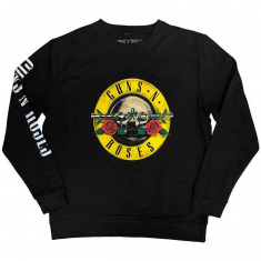 Guns N Roses - Classic Logo Uni Bl Sweatshirt i gruppen ÖVRIGT / Övrigt / aub hos Bengans Skivbutik AB (5552578r)