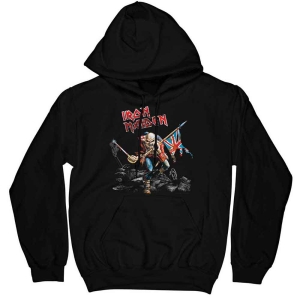 Iron Maiden - The Trooper Uni Bl Hoodie i gruppen MERCHANDISE / Hoodies / Hårdrock hos Bengans Skivbutik AB (5552888r)