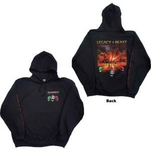 Iron Maiden - Nights Of The Dead Bp Uni Bl Hoodie i gruppen MERCHANDISE / Hoodies / Hårdrock hos Bengans Skivbutik AB (5552895r)