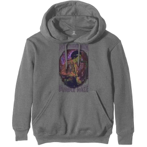 Jimi Hendrix - Purple Haze Frame Uni Char Hoodie i gruppen MERCHANDISE / Hoodies / Pop-Rock hos Bengans Skivbutik AB (5552905r)